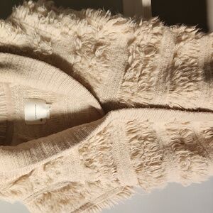 Anthropologie women's sweater vest, cream, size M/L